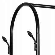 PROFESSIONAL VEVOR CLOTHES RACK ON WHEELS WITH RAIL AND 3 SHELVES