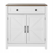 VEVOR RUSTIC KITCHEN CABINET WITH DRAWERS AND MAGNETIC DOORS