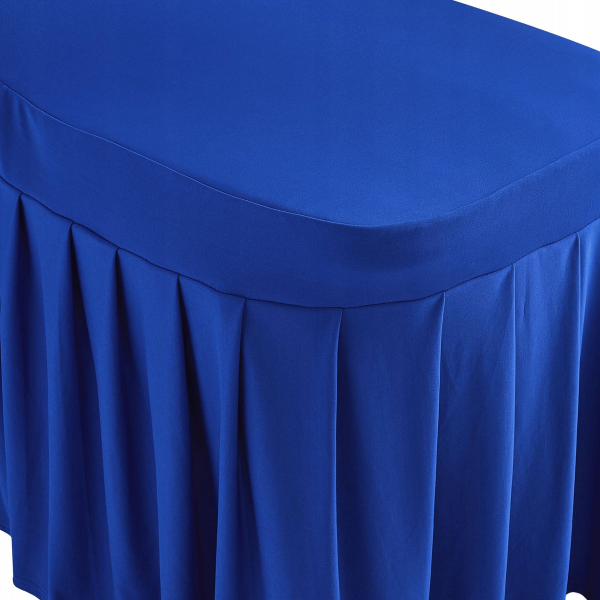 VEVOR 30 CHAIR COVERS BLUE ELASTIC WASHABLE FLAT FRONT