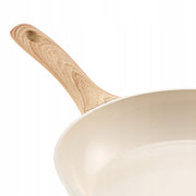 VEVOR 3-PIECE FRYING PAN SET 20 24 28 CM ALUMINUM STRONG