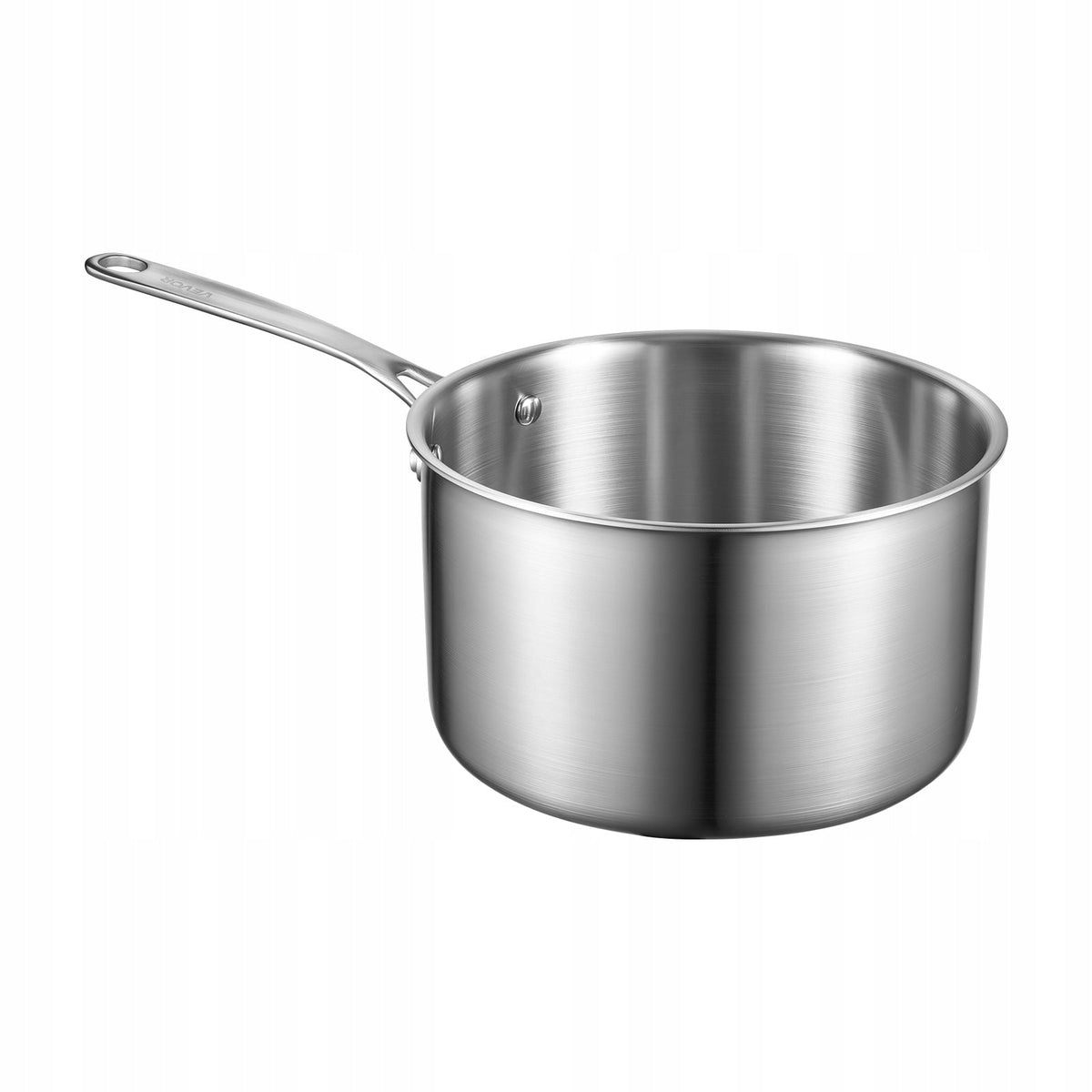 VEVOR 3.79 L SAUCEPAN WITH GLASS LID SOUP POT STRONG STEEL