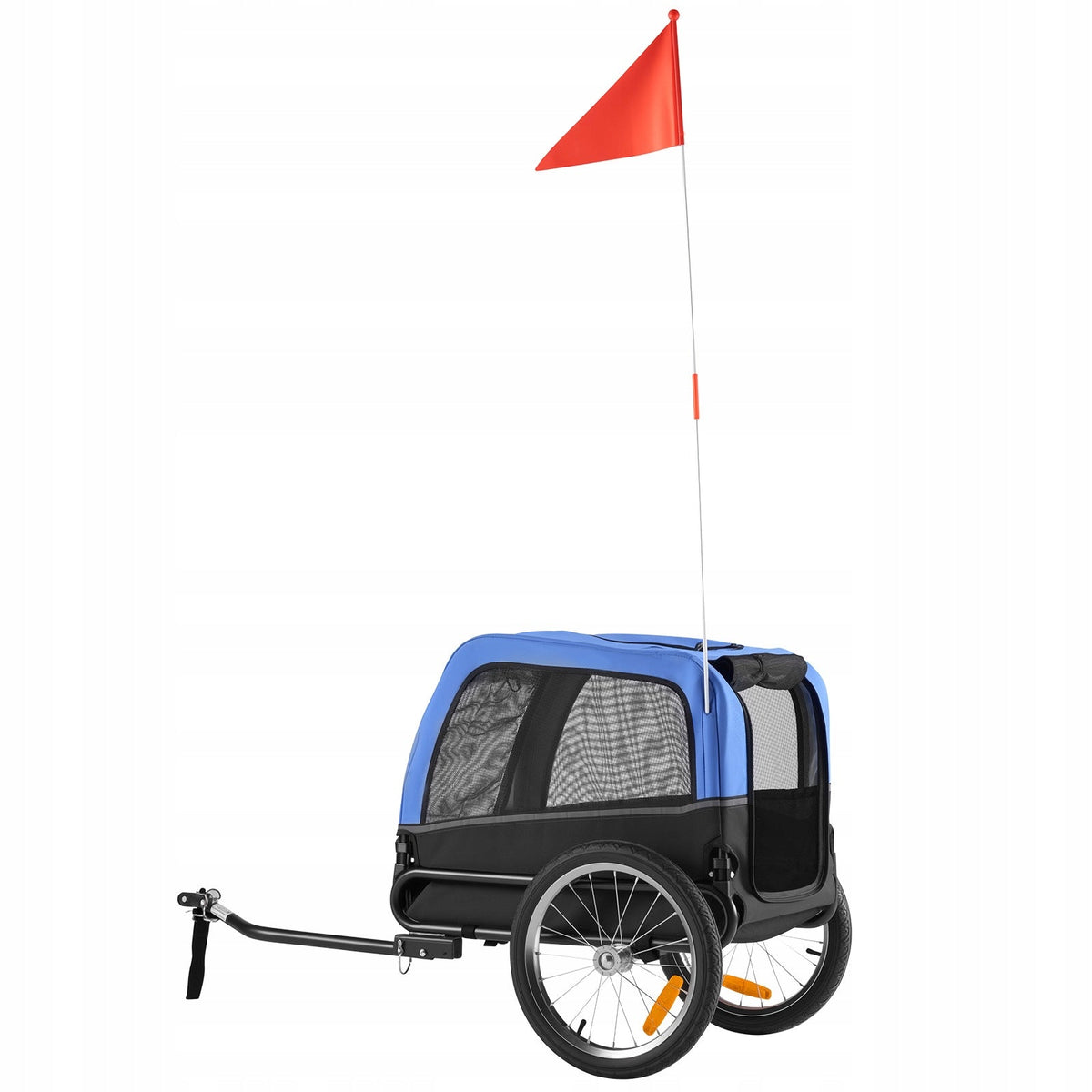 VEVOR BICYCLE TRAILER FOR DOGS UP TO 30 KG FOLDABLE STRONG AND LIGHTWEIGHT FRAME