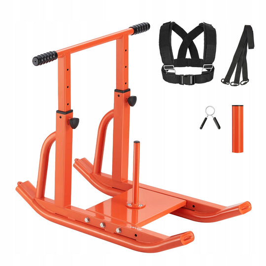 VEVOR TRAINING SLED POWER SLED STRONG POWER SLED WITH ADJUSTMENT AND HARNESS