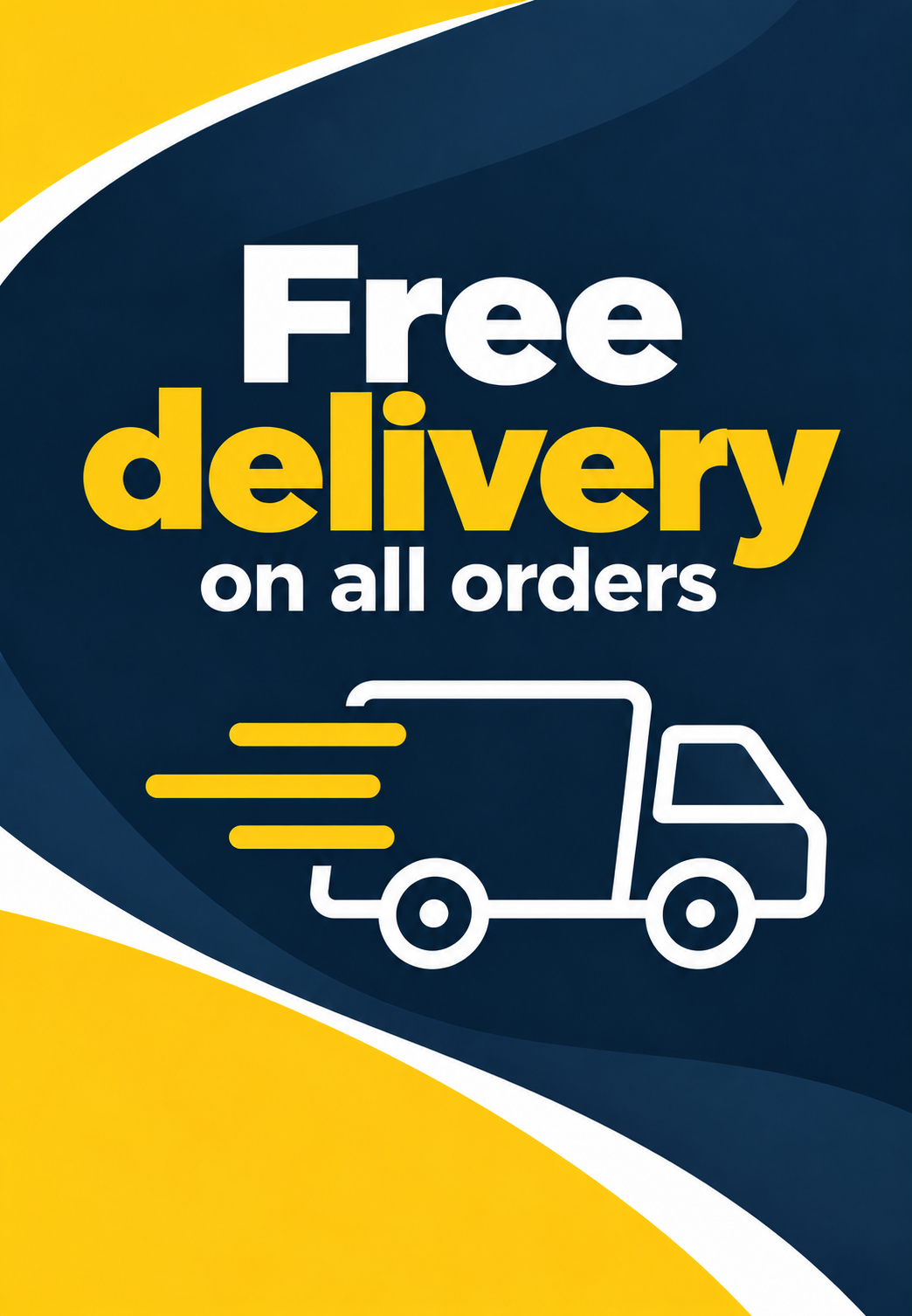 Free delivery on all orders