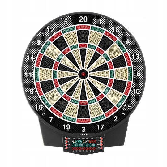 VEVOR ELECTRONIC DARTBOARD 393 MM 43 GAMES LCD COLOR SCREEN