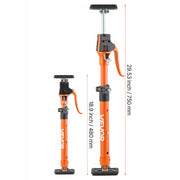VEVOR JACK STAND 2 PCS ADJUSTABLE 48-75 CM STRONG STEEL