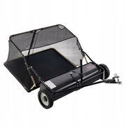 VEVOR 42 INCH TOW BEHIND LAWN SWEEPER 12 CU.FT ADJUSTABLE HEIGHT