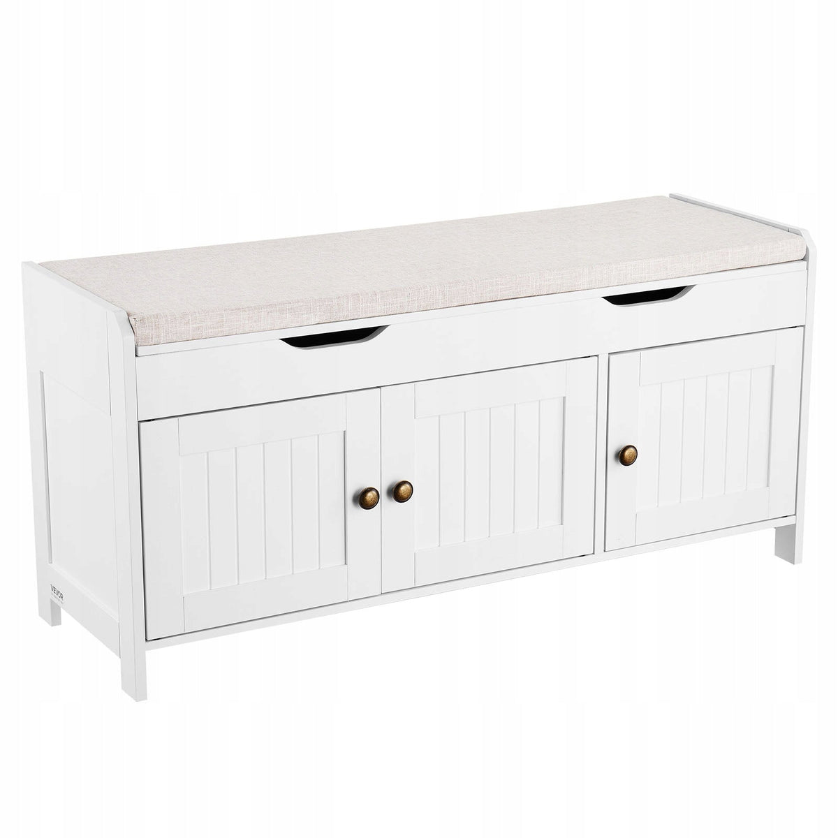 SHOE RACK BENCH VEVOR 1050X350X503 MM STURDY FOR HALLWAY WHITE