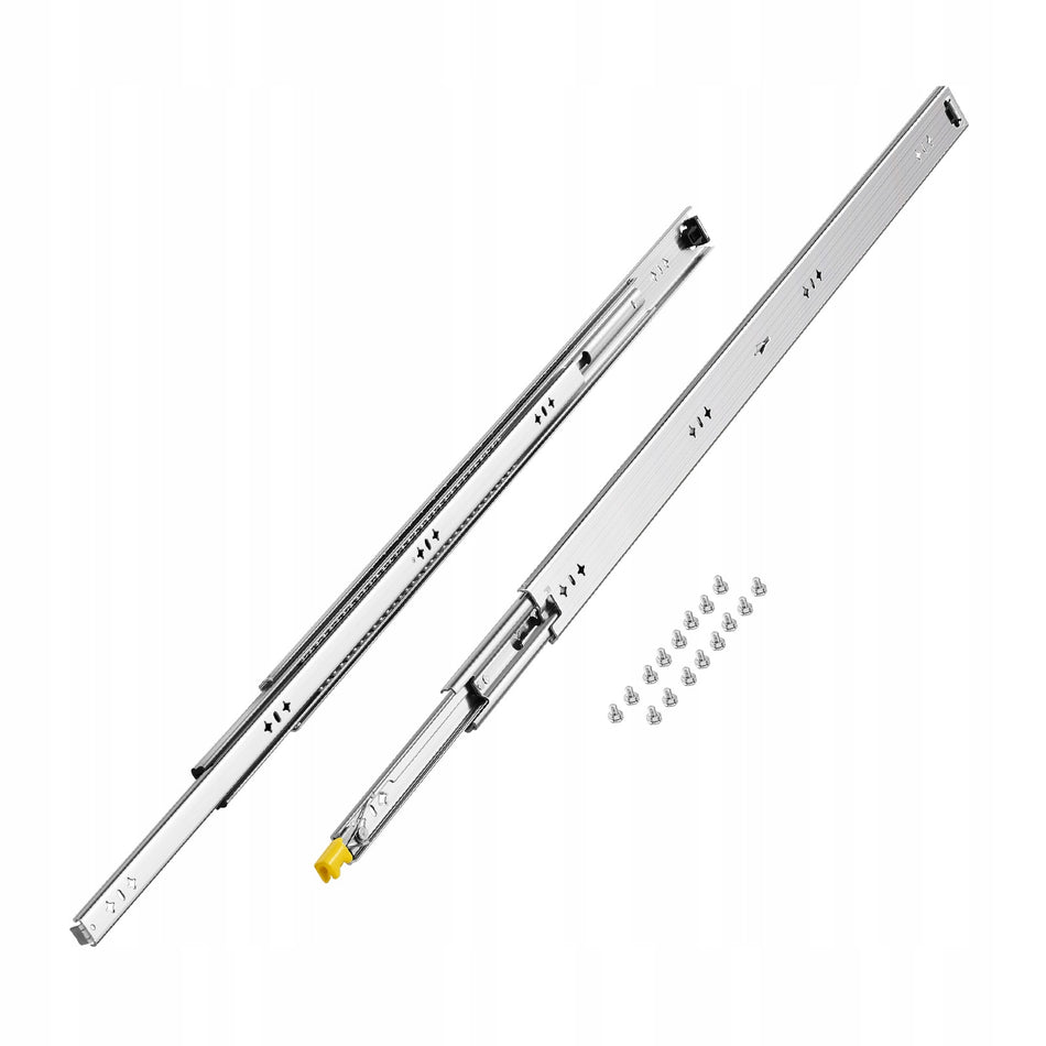 VEVOR DRAWER SLIDES FULL EXTENSION 250LBS 38.5 STEEL LOCK HEAVY DUTY