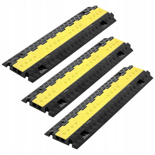 VEVOR CABLE PROTECTOR 940 MM 2-CHANNEL HEAVY-DUTY 9979 KG AXLE CAPACITY PREMIUM