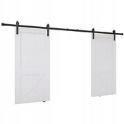 VEVOR 244CM HEAVY-DUTY SLIDING DOOR SYSTEM AND 2-PIECE SHAPE SET