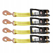 VEVOR WHEEL TIE DOWN STRAP 50.8X3657.6MM WITH SPRING HOOKS STRONG AND DURABLE