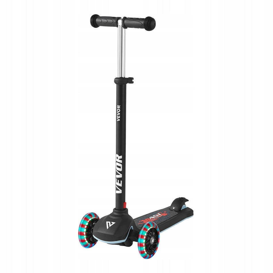 VEVOR SCOOTER FOR KIDS 3 WHEELS LIGHT-UP WHEELS ADJUSTABLE HEIGHT