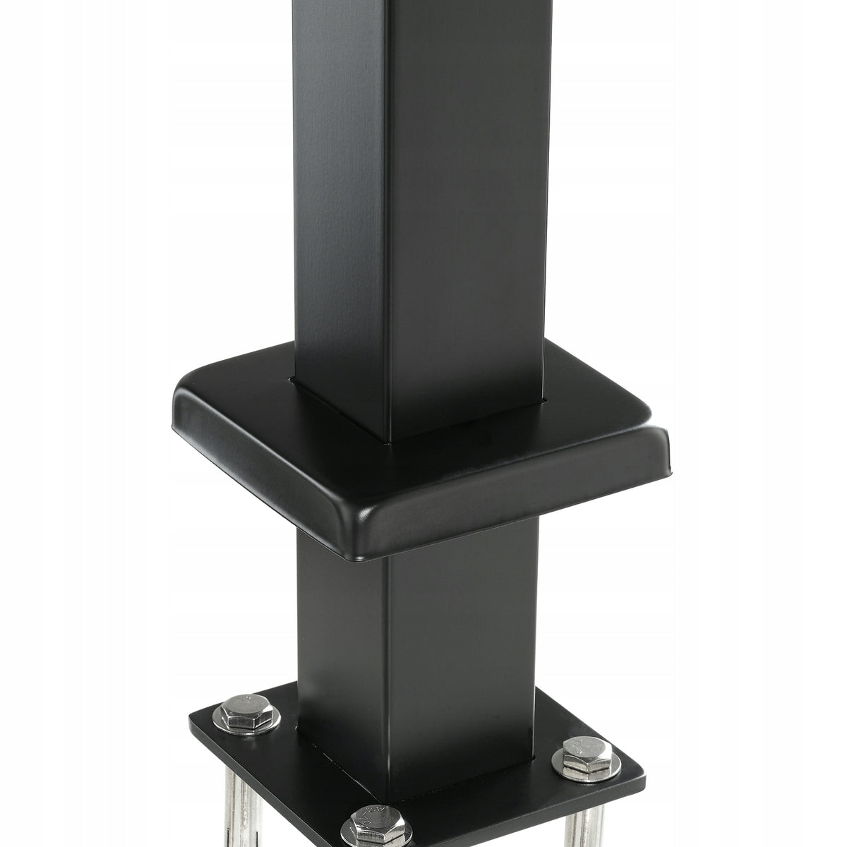 VEVOR 36 INCH CABLE RAILING POSTS STAINLESS STEEL BLACK NO HOLES