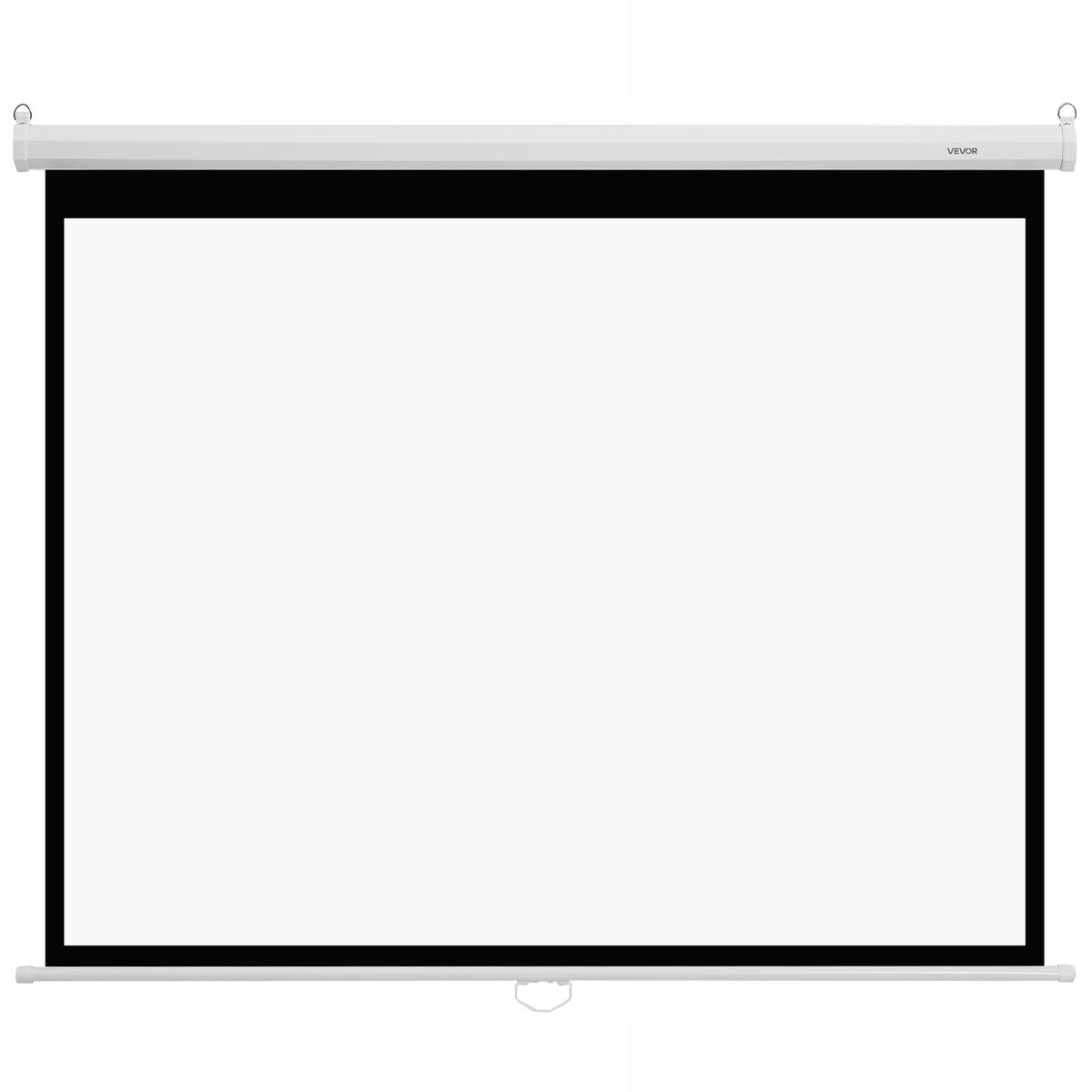 VEVOR 72 INCH 4:3 4K 1080 HD MANUAL PROJECTOR SCREEN SOLID