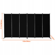 VEVOR 6-PANEL FOLDING ROOM DIVIDER STRONG OXFORD FRAME 3110X1805MM