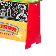 VEVOR WOODEN 2-IN-1 SHOP PUPPET THEATER PREMIUM CURTAINS MDF