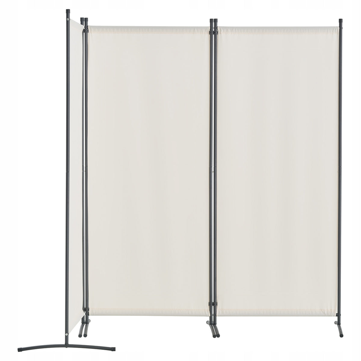 VEVOR 3-PANEL ROOM DIVIDER FOLDING SCREEN WHITE STRONG AND COMPACT