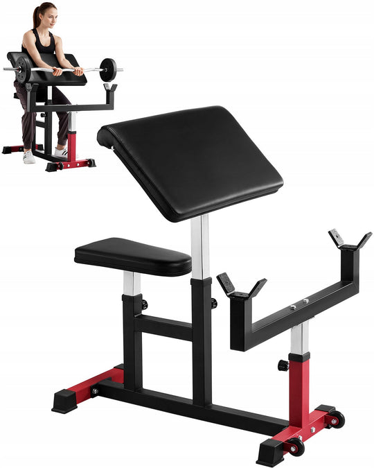 VEVOR BICEP EXERCISE BENCH PREACHER CURL STRONG STEEL 200KG