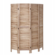 VEVOR 4-PANEL WOODEN FOLDING ROOM DIVIDER SOLID EUROPEAN