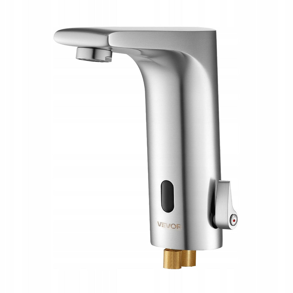 VEVOR L TOUCHLESS BASIN FAUCET AUTOMATIC DURABLE BRUSHED NICKEL