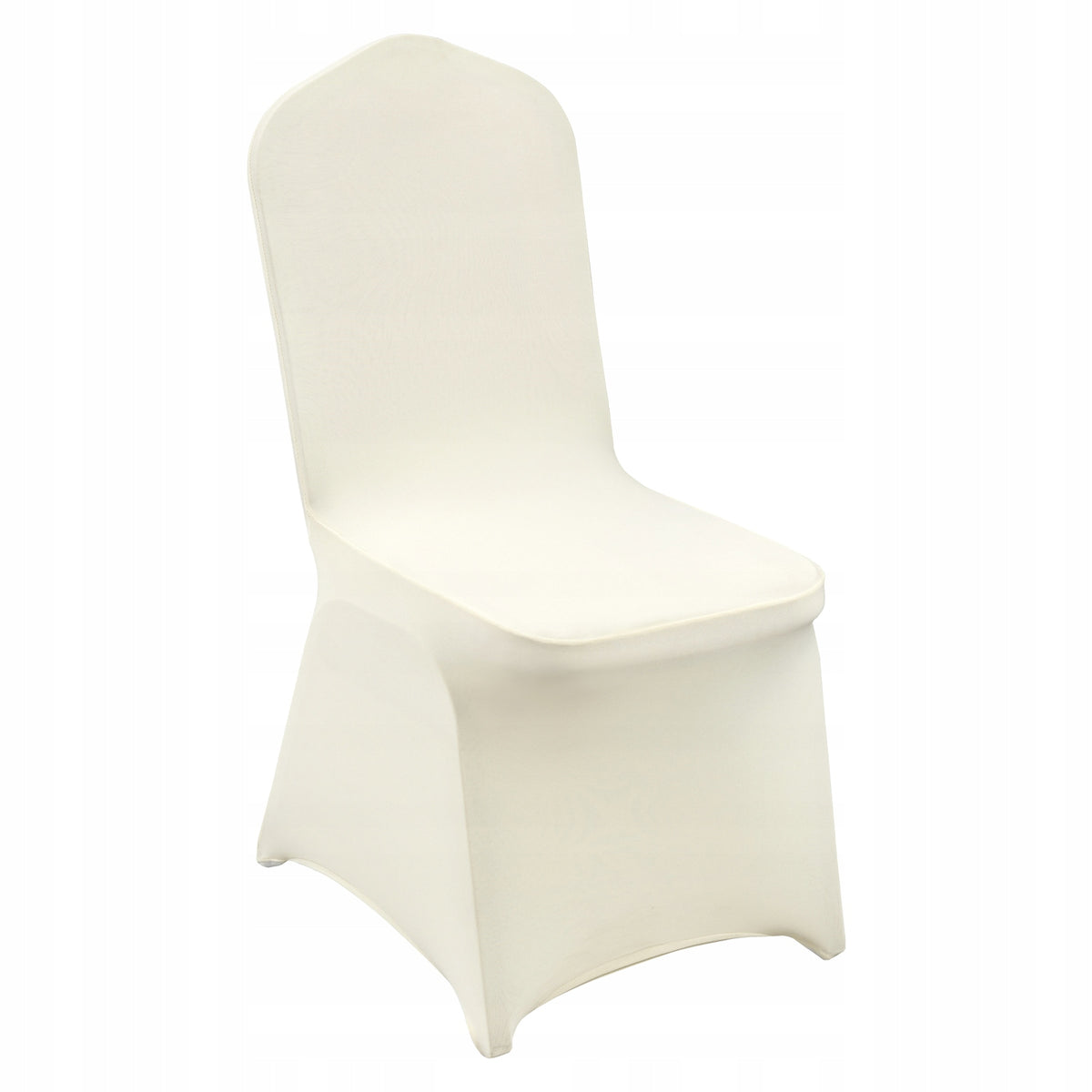 VEVOR 50 PCS FOLDING CHAIR COVERS ELASTIC SPANDEX COLOR BONE
