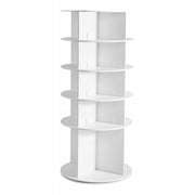 VEVOR 360 ROTATING 5-TIER SHOE RACK FOR 20 PAIRS WHITE STURDY