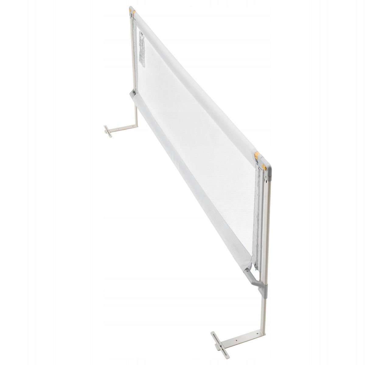VEVOR 3-PIECE BED RAIL STRONG ADJUSTABLE WITH IRON PIPE GRAY