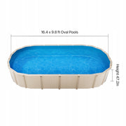 PREMIUM VEVOR OVAL SWIMMING POOL LINER 500X300X120CM VINYL