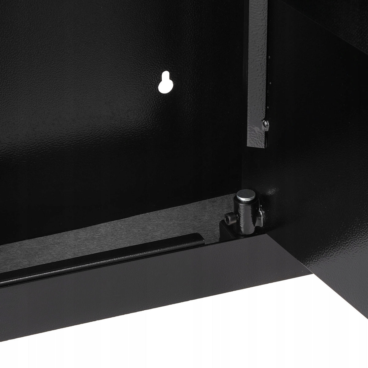 VEVOR WALL SAFE WITH PASSWORD AND KEY STRONG STEEL HOUSING 3 SHELVES LED
