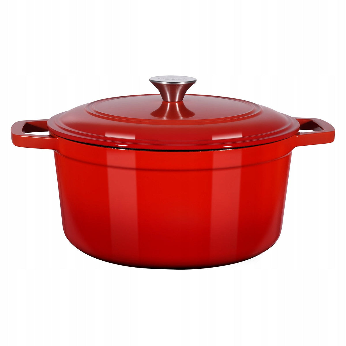 VEVOR 5.68L CAST IRON ENAMELED DUTCH OVEN FOR BAKING BREAD DURABLE SOLID