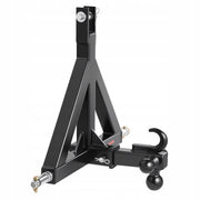 VEVOR 3-Point 2 Inch Receiver Hitch with 3 Balls, Solid and Durable