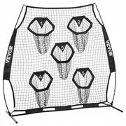 VEVOR FOOTBALL COACH THROWING NET 208X91X189 CM 5 POCKETS