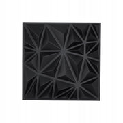 VEVOR 3D WALL PANELS 33 PCS 30X30 CM PVC DIAMOND MATTE BLACK PREMIUM