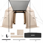 VEVOR POP-UP GAZEBO 3.6X3.6M 13-SIDED SPHERICAL PREMIUM TENT