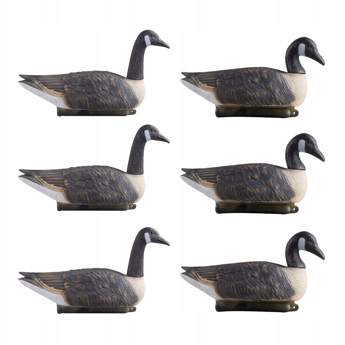 VEVOR POWERFUL 6-PIECE SET OF REALISTIC CANADA GOOSE DECOYS FOR