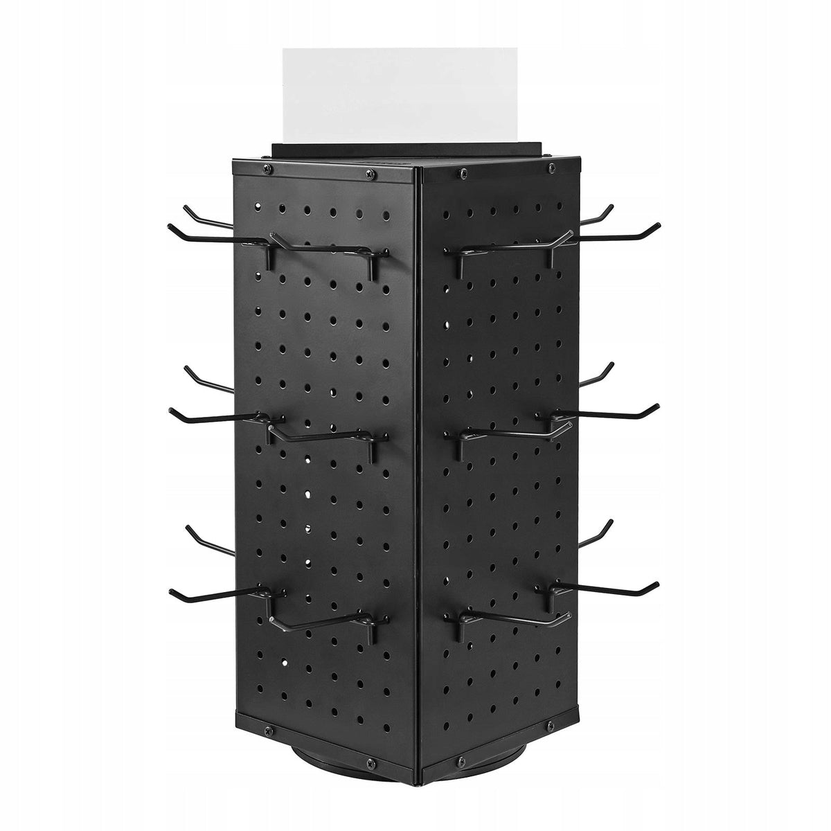 VEVOR ROTARY PEGBOARD DISPLAY STAND 24 HOOKS STRONG