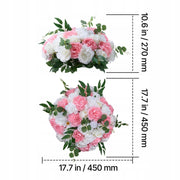 VEVOR PREMIUM ARTIFICIAL SILK ROSES 10 PCS FLOWER BALLS 18 CM