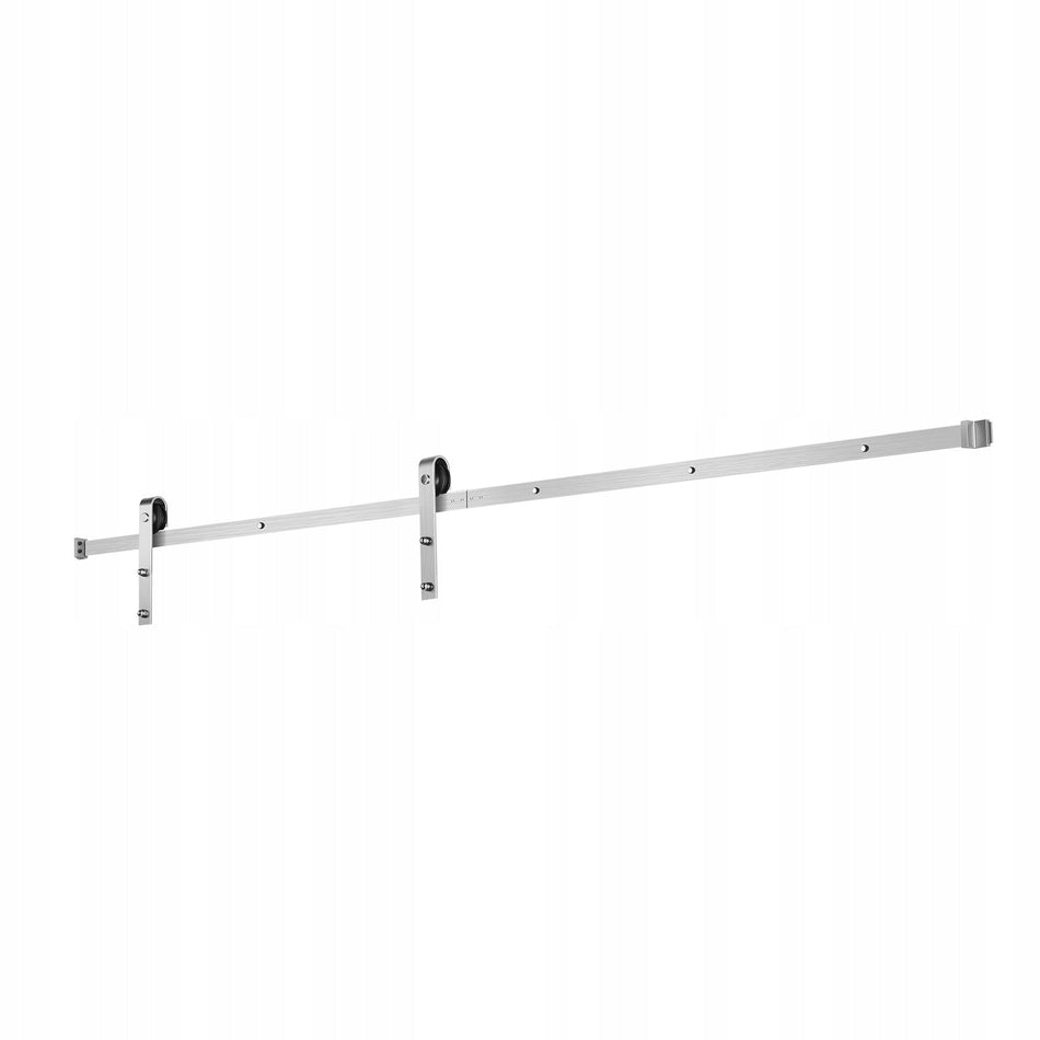 VEVOR 2.44M SLIDING DOOR SYSTEM HEAVY DUTY HARDWARE KIT 150KG LOAD CAPACITY