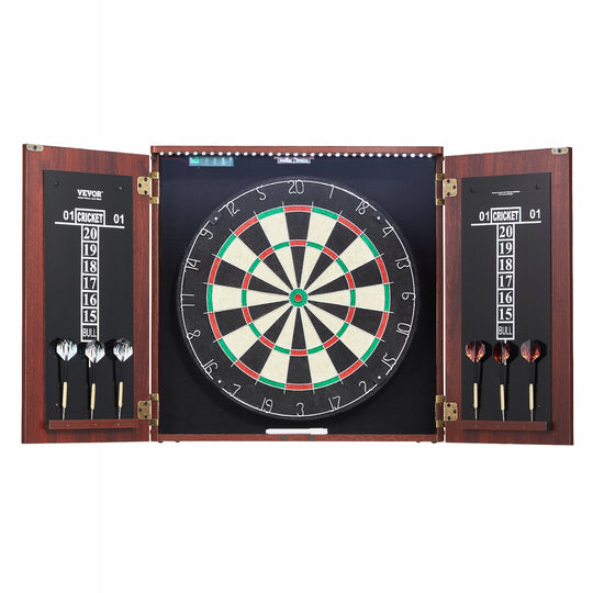 VEVOR 18-INCH LED PROFESSIONAL DARTBOARD CABINET SET