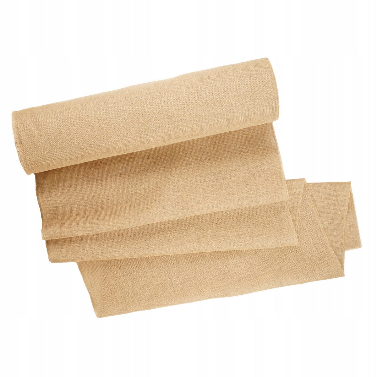 VEVOR JUTE FABRIC ROLL 40X915CM NATURAL 50X50 STRONG SOLID