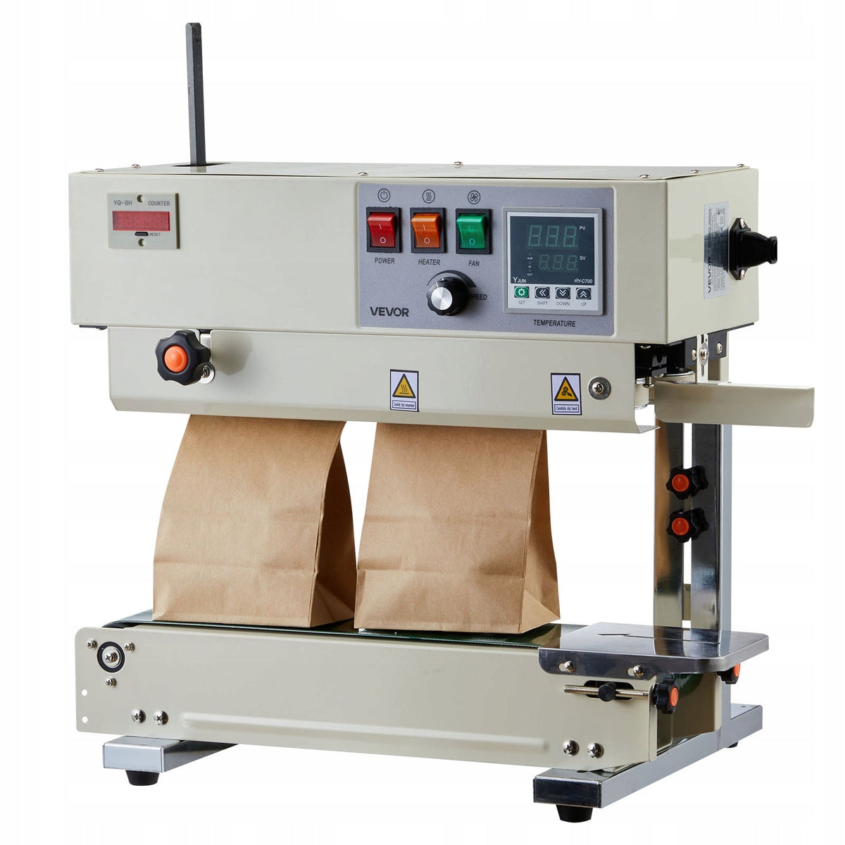 PROFESSIONAL CONTINUOUS BAND SEALER VEVOR 6-12 MM POWER 600W