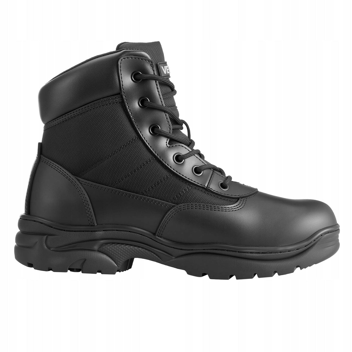 VEVOR MEN'S WORK BOOTS 6 INCH LIGHTWEIGHT TACTICAL COMBAT TREKKING BLACK