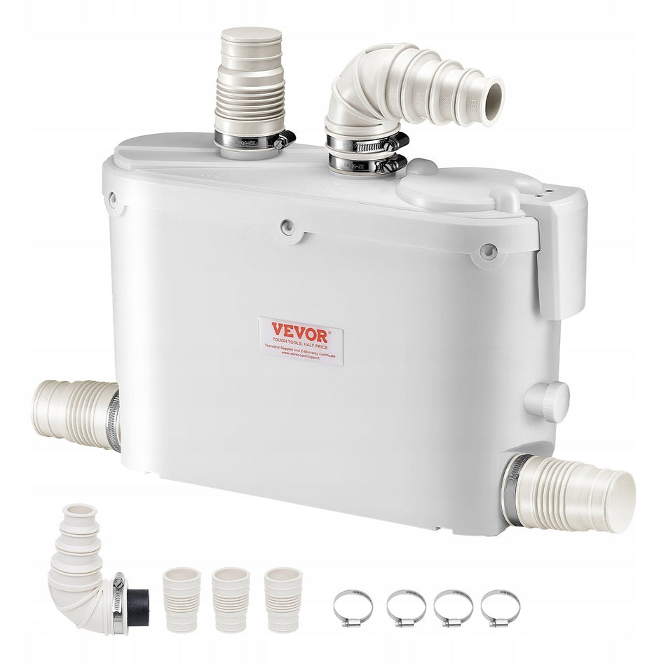 VEVOR 500W SEWAGE PUMP 110L/MIN 8M LIFT POWERFUL AND ROBUST