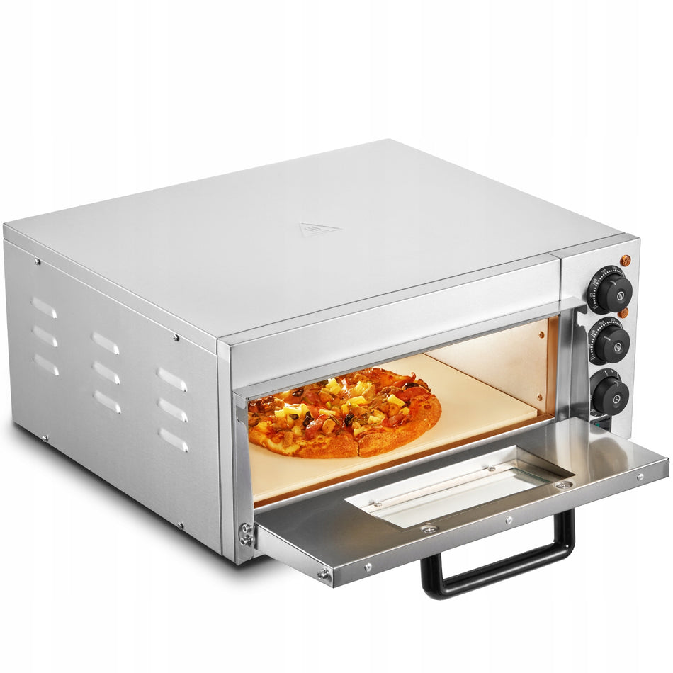 VEVOR 16 INCH PROFESSIONAL ELECTRIC PIZZA OVEN STAINLESS STEEL