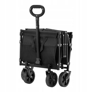 VEVOR FOLDING HAND CART 102 KG ALL-TERRAIN WHEELS STRONG BLACK