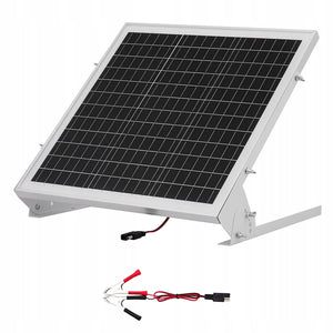 VEVOR 12V 20W MPPT IP65 Monocrystalline Solar Panel Kit