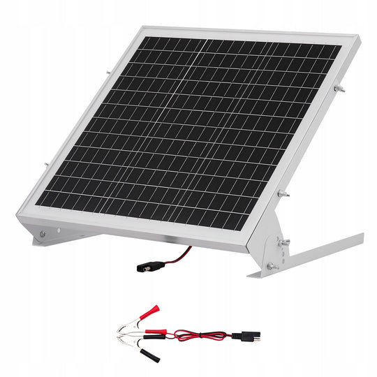 VEVOR 12V 20W MPPT IP65 Monocrystalline Solar Panel Kit
