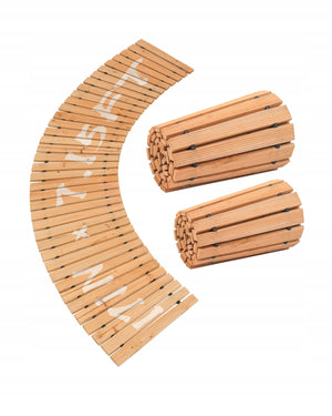 VEVOR FOLDABLE WOODEN GARDEN PATHWAY 218X43 CM STURDY AND DURABLE