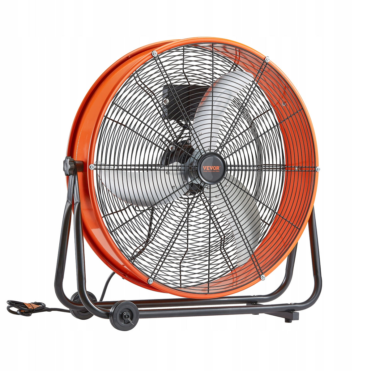 VEVOR 24 INCH DRUM FAN 3 SPEEDS 8700 CFM 360 DEGREE TIMER